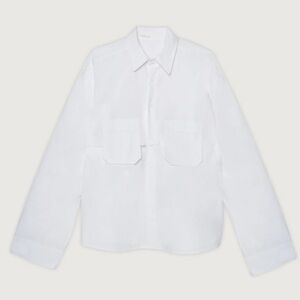 Oak & Fort Two-Way Cotton Poplin Shirt